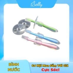 Set 5 Bộ Bàn Chải Tập Đánh Răng Silicon Mềm Mại Cho Bé